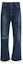 Buy CELINE SS23 Solid Color Mid-Rise Straight Jeans Deep Blue 2N839066S-07TK