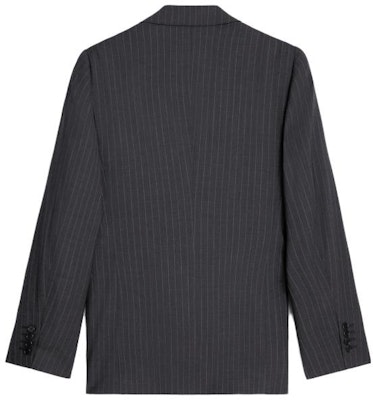 CELINE 2023春夏灰色条纹单排扣休闲西装外套. 2V20J184T-08CR Lookbook CELINE 2023春夏灰色条纹单排扣休闲西装外套. 2V20J184T-08CR