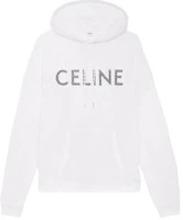 Order CELINE SS23 White Mesh Letter Print Relaxed Sweatshirt. 2Y570950P-01EA