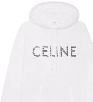 Purchase CELINE SS23 White Mesh Letter Print Relaxed Sweatshirt. 2Y570950P-01EA