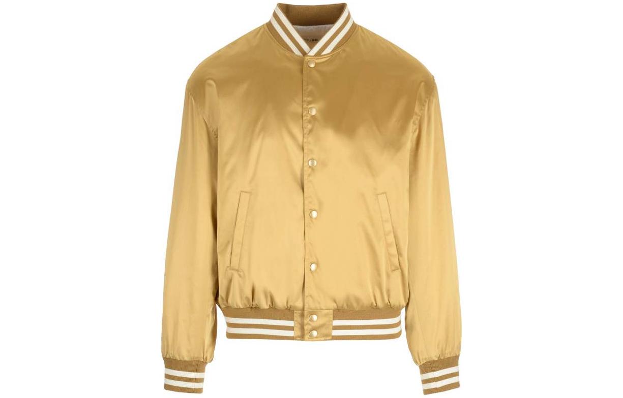 CELINE SS23  Yellow Tiger Head Embroidered Loose Fit Jacket 2W866497M-35OR