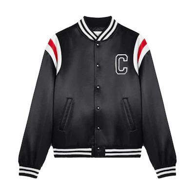 CELINE SS23 Alphabet Print Bomber Jacket Black . 2W867532T-38NO