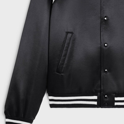 CELINE SS23 Alphabet Print Bomber Jacket Black . 2W867532T-38NO Sizing CELINE SS23 Alphabet Print Bomber Jacket Black . 2W867532T-38NO