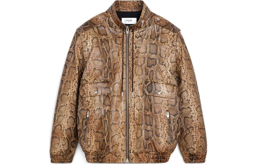 CELINE SS23 Animal Print Long Sleeve Jacket Brown  Outerwear. 2EA72252Q-19BR 圖 2