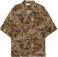CELINE SS23 Animal Print Short Sleeve Button-Up Shirt Multicolor Men 2C517251S-18FV CELINE SS23 Animal Print Short Sleeve Button-Up Shirt Multicolor Men 2C517251S-18FV