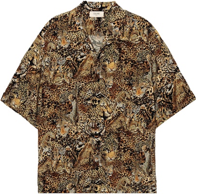 CELINE SS23 Animal Print Short Sleeve Button-Up Shirt Multicolor Men 2C517251S-18FV Order CELINE SS23 Animal Print Short Sleeve Button-Up Shirt Multicolor Men 2C517251S-18FV