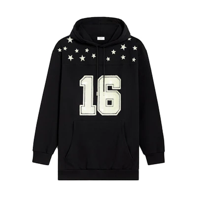 Celine SS23 Digital Sequin Embroidered Hoodie Black () 2Y86B670Q-38AW