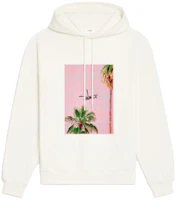 Celine SS23 Floral Print Cotton Oversized Hoodie White - 2Y84B670Q-01ZX Celine SS23 Floral Print Cotton Oversized Hoodie White - 2Y84B670Q-01ZX