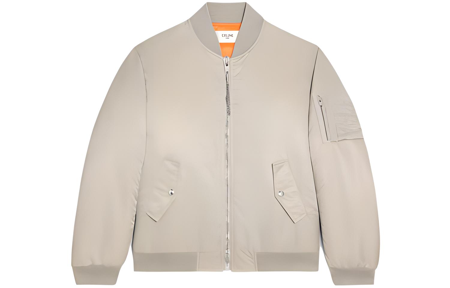 Celine SS23 Grey Letter Print Casual Jacket 2W4268890-08GC