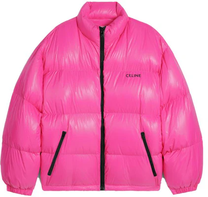 Celine SS23 Logo印花拉鍊外套 - 亮粉色 2W771595K-24HQ Buy Celine SS23 Logo印花拉鍊外套 - 亮粉色 2W771595K-24HQ
