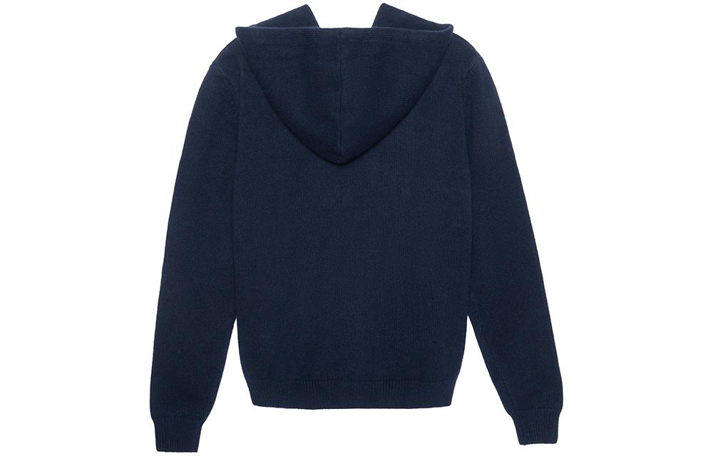 CELINE SS23 Navy Blue Logo Patch Pullover Hoodie . 2AC87048T-07MR 圖 3