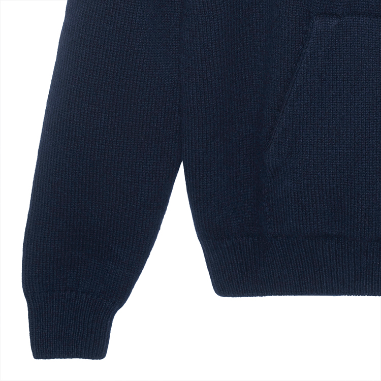 CELINE SS23 Navy Blue Logo Patch Pullover Hoodie . 2AC87048T-07MR 圖 5