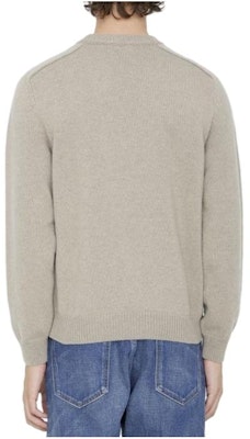 CELINE SS23 Sweater Pria Lengan Panjang Warna Coklat Muda Crewneck. 2AC85048T03SD Lookbook CELINE SS23 Sweater Pria Lengan Panjang Warna Coklat Muda Crewneck. 2AC85048T03SD