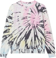 CELINE SS23 Tie-Dye Logo Print Long Sleeve Sweatshirt Multicolor . 2Y53C647V-14PX CELINE SS23 Tie-Dye Logo Print Long Sleeve Sweatshirt Multicolor . 2Y53C647V-14PX