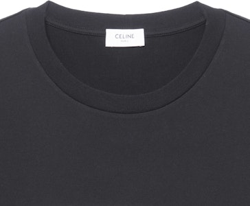 赛琳 CELINE SS23 波浪印花圆领短袖休闲T恤 黑色. 2X45F671Q-38AW Details for 赛琳 CELINE SS23 波浪印花圆领短袖休闲T恤 黑色. 2X45F671Q-38AW