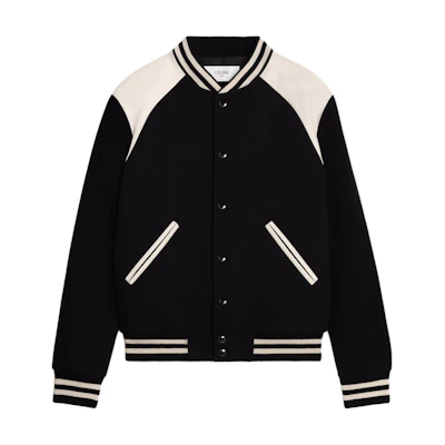 CELINE SS24 Black Color-Block Single-Breasted Casual Jacket. 2V39V896C-38NO