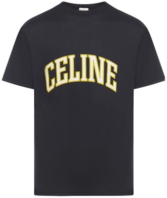 CELINE SS24 Black Letter Print Crewneck T-Shirt. 2X60L671Q-38YG Order CELINE SS24 Black Letter Print Crewneck T-Shirt. 2X60L671Q-38YG