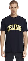 CELINE SS24 Kaos Hitam Crewneck dengan Cetakan Huruf. 2X60L671Q-38YG Lookbook CELINE SS24 Kaos Hitam Crewneck dengan Cetakan Huruf. 2X60L671Q-38YG