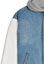 Details for CELINE SS24 Blue Striped Letter Patch Hooded Jacket. 2Q937034S-09PI