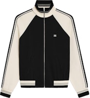 CELINE SS24 Colorblock High Neck Raglan Zip Sweatshirt - Black 2Y14H121O-38EC CELINE SS24 Colorblock High Neck Raglan Zip Sweatshirt - Black 2Y14H121O-38EC