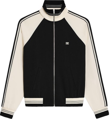 セリーヌ SS24 カラーブロック ハイネック ラグラン ジップ スウェットシャツ - ブラック 2Y14H121O-38EC Buy セリーヌ SS24 カラーブロック ハイネック ラグラン ジップ スウェットシャツ - ブラック 2Y14H121O-38EC