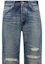 Shop CELINE SS24 Jeans Anchos Pierna Recta Azul Desgastados 2N574664X-06UE