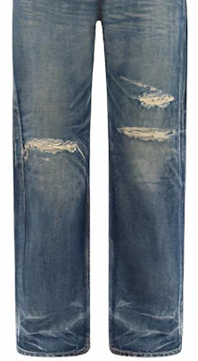 CELINE SS24 Jeans Anchos Pierna Recta Azul Desgastados 2N574664X-06UE Purchase CELINE SS24 Jeans Anchos Pierna Recta Azul Desgastados 2N574664X-06UE