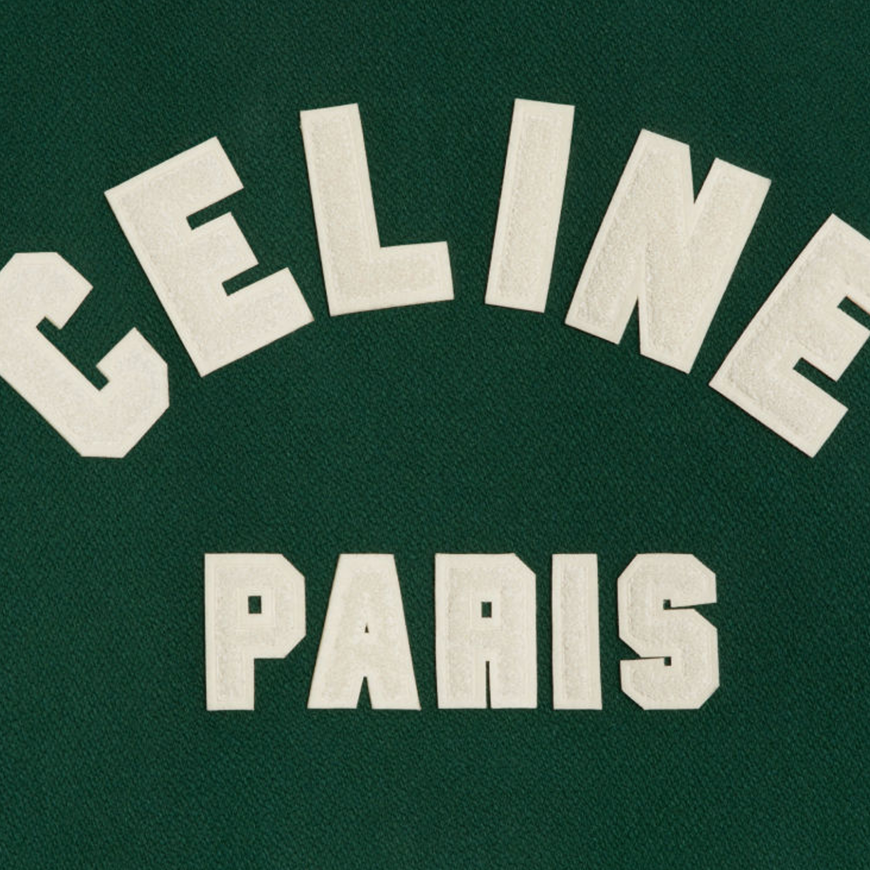 Purchase CELINE SS24 绿色条纹标志单排扣夹克. 2W40C896C-30GN