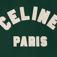Purchase CELINE SS24 綠色條紋Logo貼布單排扣外套. 2W40C896C-30GN