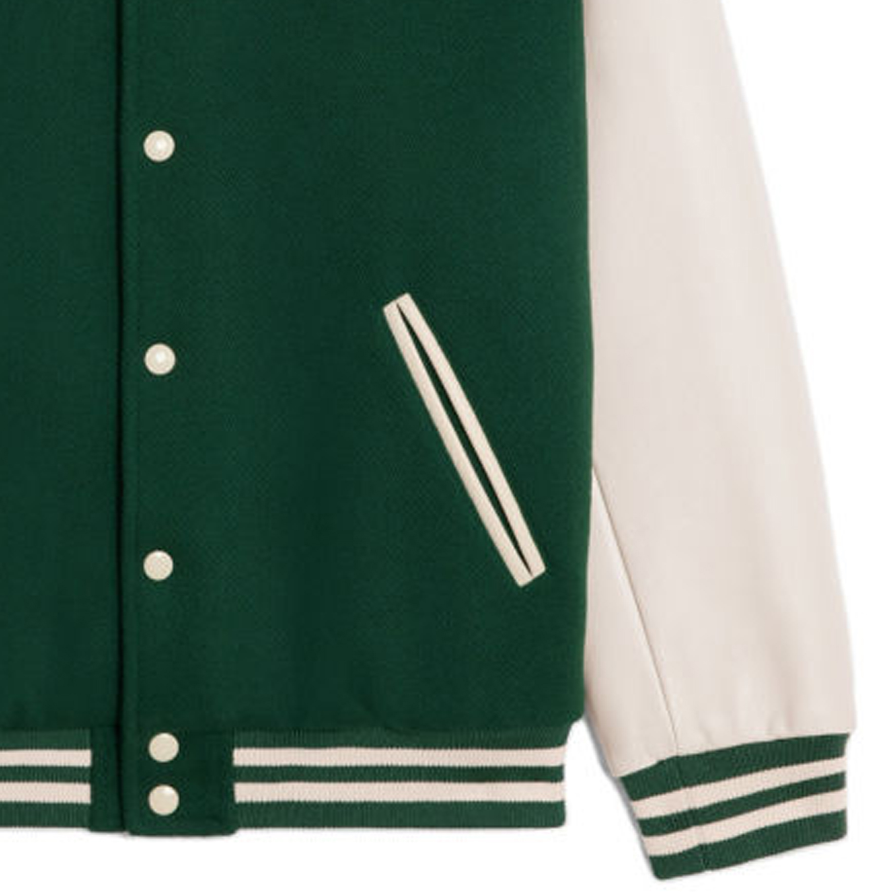 Cheap CELINE SS24 绿色条纹标志单排扣夹克. 2W40C896C-30GN