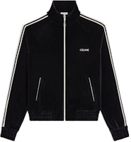 CELINE SS24 High Neck Logo Zip Jacket Black 2Y33G748Q-38AW CELINE SS24 High Neck Logo Zip Jacket Black 2Y33G748Q-38AW