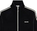 Shop CELINE SS24 高領Logo拉鍊外套 黑色 2Y33G748Q-38AW