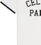 Cheap CELINE SS24 印花白色短袖T恤 螢光白 2X45M671Q-01NB