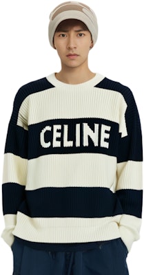 CELINE SS24 多彩條紋長袖針織Logo毛衣 2ADCW481Y-01YV Purchase CELINE SS24 多彩條紋長袖針織Logo毛衣 2ADCW481Y-01YV