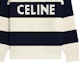 Sizing CELINE SS24 多彩條紋長袖針織Logo毛衣 2ADCW481Y-01YV