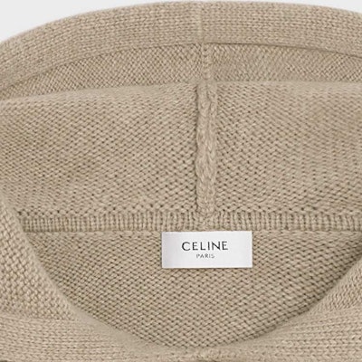 셀린느 SS24 솔리드 로고 자수 후디 샌드 베이지. 2AC87048T-03SD Details for 셀린느 SS24 솔리드 로고 자수 후디 샌드 베이지. 2AC87048T-03SD