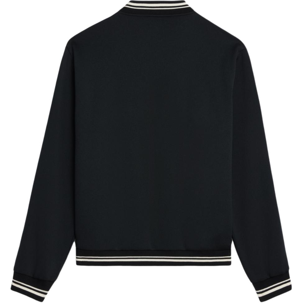 CELINE SS24  Striped Baseball Collar Zip Jacket - Black 2Y04H121O-BZZ8 圖 3
