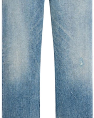 CELINE SS24黎明色水洗直筒牛仔裤带侧拉链口袋 2N574662X-08LI Cheap CELINE SS24黎明色水洗直筒牛仔裤带侧拉链口袋 2N574662X-08LI