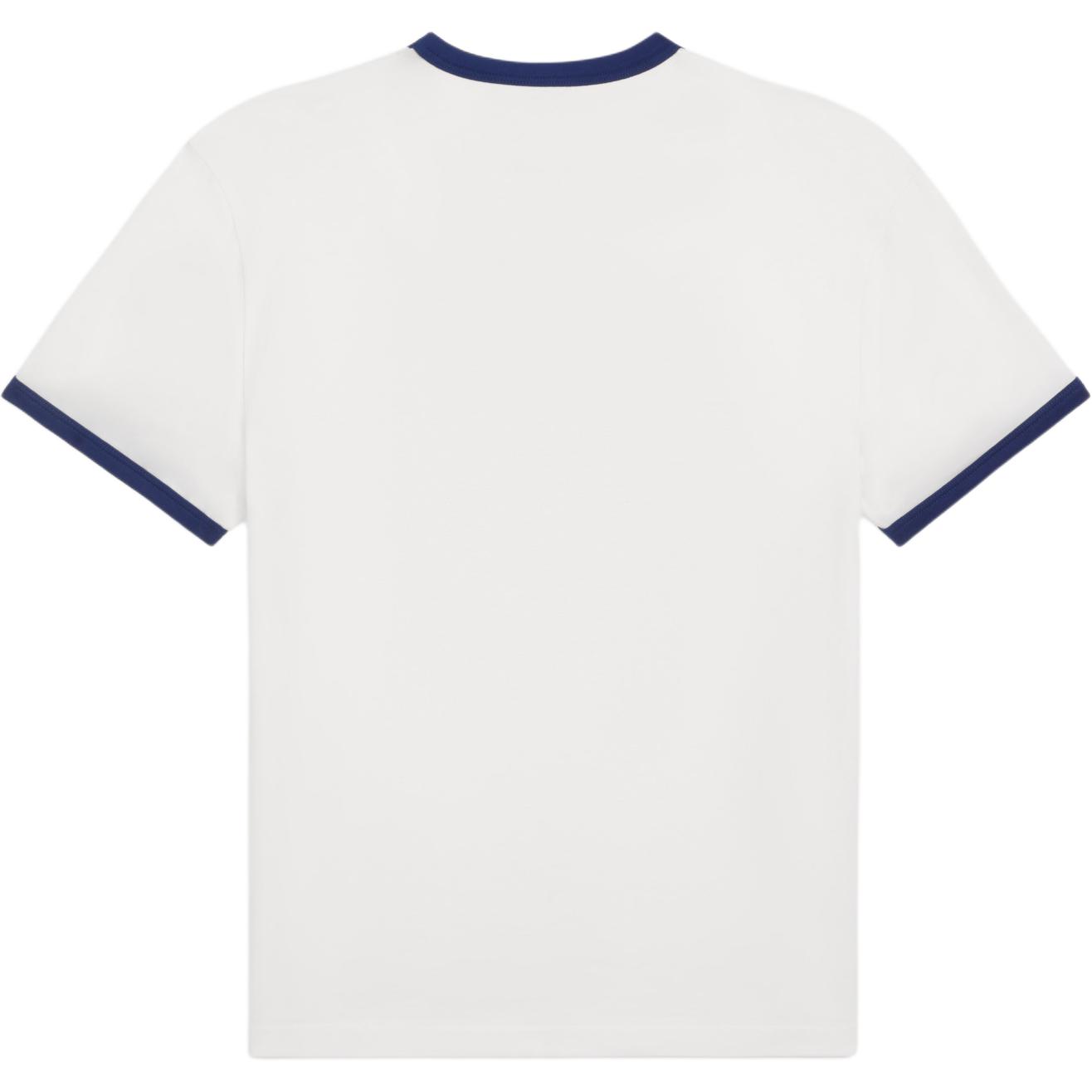 Lookbook CELINE 白色棉质大Logo印花宽松版圆领T恤 SS24 RX00F507Z-CAS4