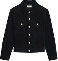 Celine SS24 Black Casual Long-Sleeve Jacket with Single-Breasted Design 2Q757665W-08LH Celine SS24 Black Casual Long-Sleeve Jacket with Single-Breasted Design 2Q757665W-08LH