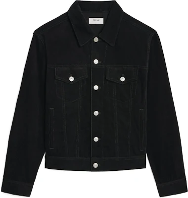 Celine SS24 Jaket Kasual Hitam Lengan Panjang Rekaan Single-Breasted 2Q757665W-08LH Order Celine SS24 Jaket Kasual Hitam Lengan Panjang Rekaan Single-Breasted 2Q757665W-08LH