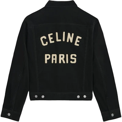 Celine SS24 Jaket Kasual Hitam Lengan Panjang Rekaan Single-Breasted 2Q757665W-08LH Lookbook Celine SS24 Jaket Kasual Hitam Lengan Panjang Rekaan Single-Breasted 2Q757665W-08LH
