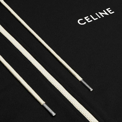 Celine SS24 黑色刺繡Logo連帽外套 2Y58B121O-38AW Purchase Celine SS24 黑色刺繡Logo連帽外套 2Y58B121O-38AW