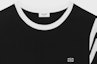Details for CELINE SS24 Contrast Logo Embroidered Crewneck T-Shirt Black Tee 2X30O671Q-38AW