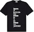 Buy CELINE SS24 Kaos Hitam Pria Lengan Pendek Cracked Letter Print. 2X73L671Q-38AW