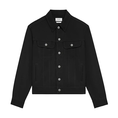 Celine SS24 Indigo Embroidered Letter Single-Breasted Jacket 2Q994760D-07IA