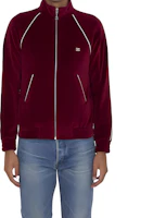Celine SS24 Red Logo Embroidered Zip-Up Jacket for Men RV029748-28EB Celine SS24 Red Logo Embroidered Zip-Up Jacket for Men RV029748-28EB