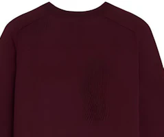 Sizing CELINE SS24 素面刺繡Logo毛衣 - 酒紅色 2AH80322U-28BD