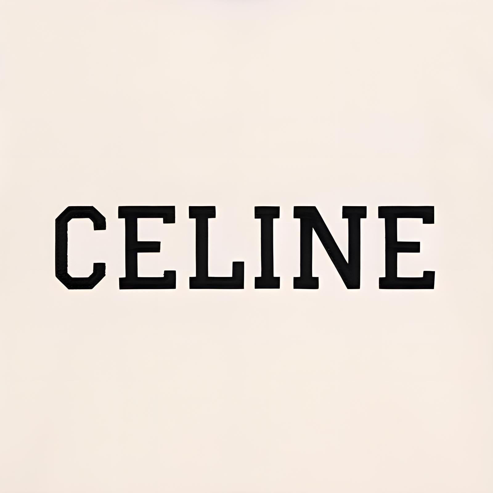 Cheap CELINE SS25 米色修身字母圆领T恤。 RX02R507Z-01QF