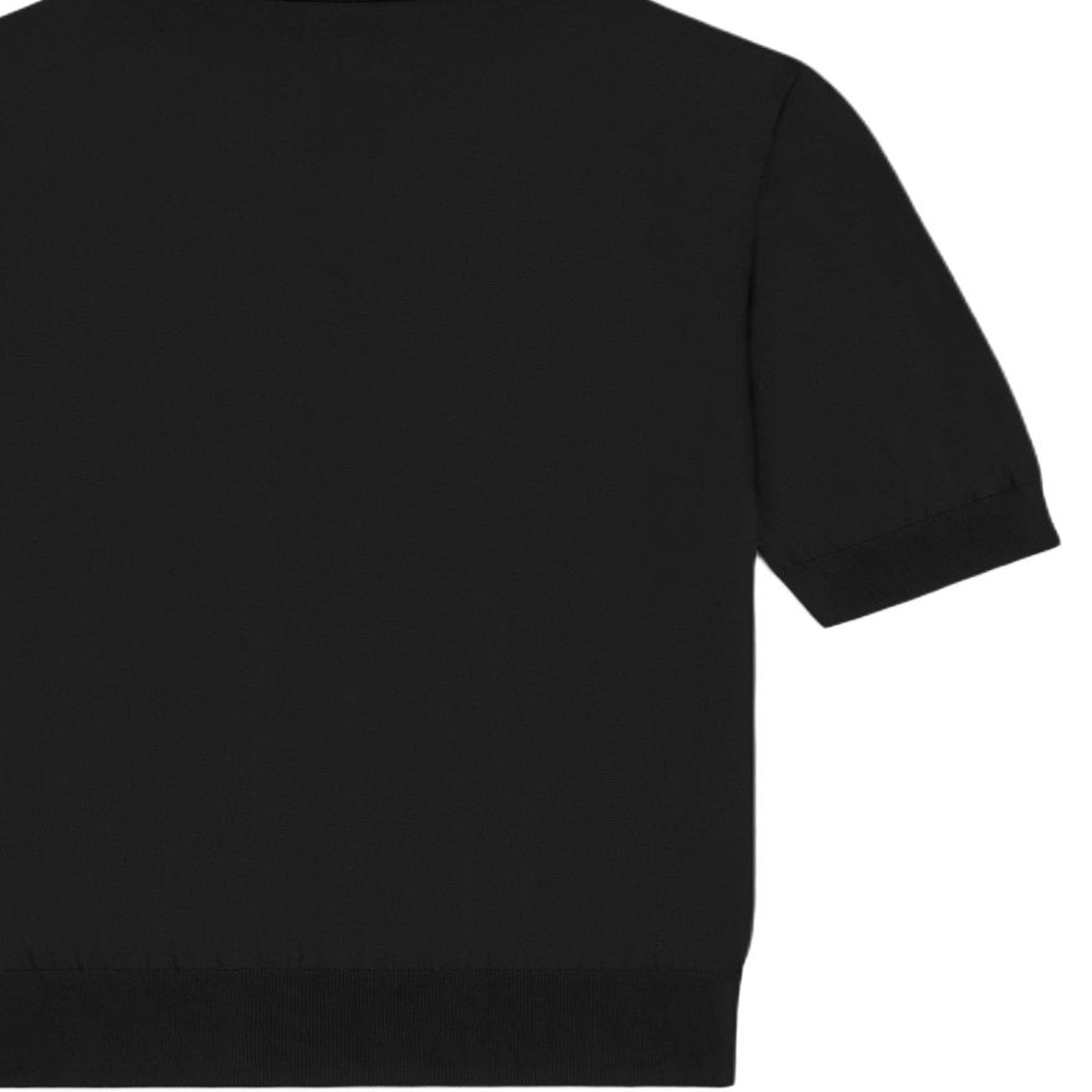 Details for CELINE SS25 黑色標誌刺繡短袖POLO衫 2ADDT367Y-38NO